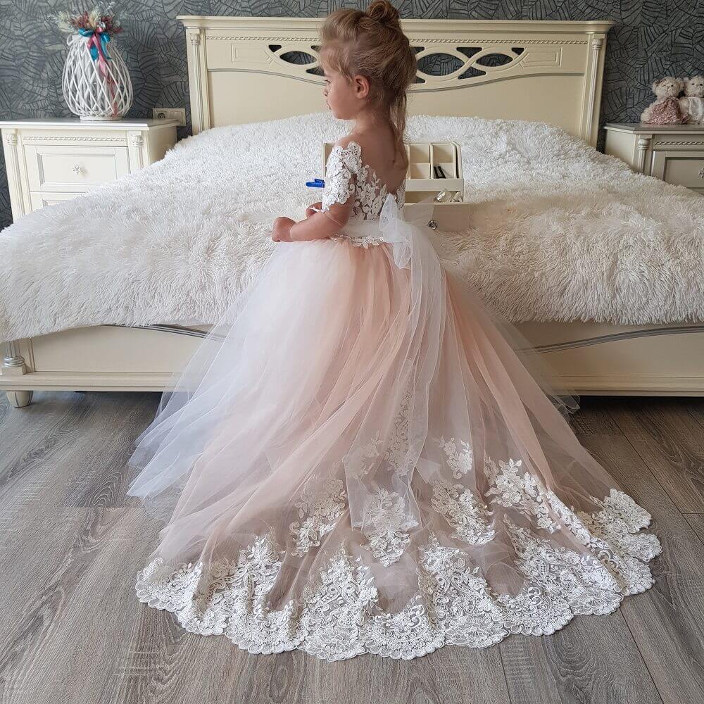 Robe Fillette Blanche C?�r?�monie | Lola et No?�