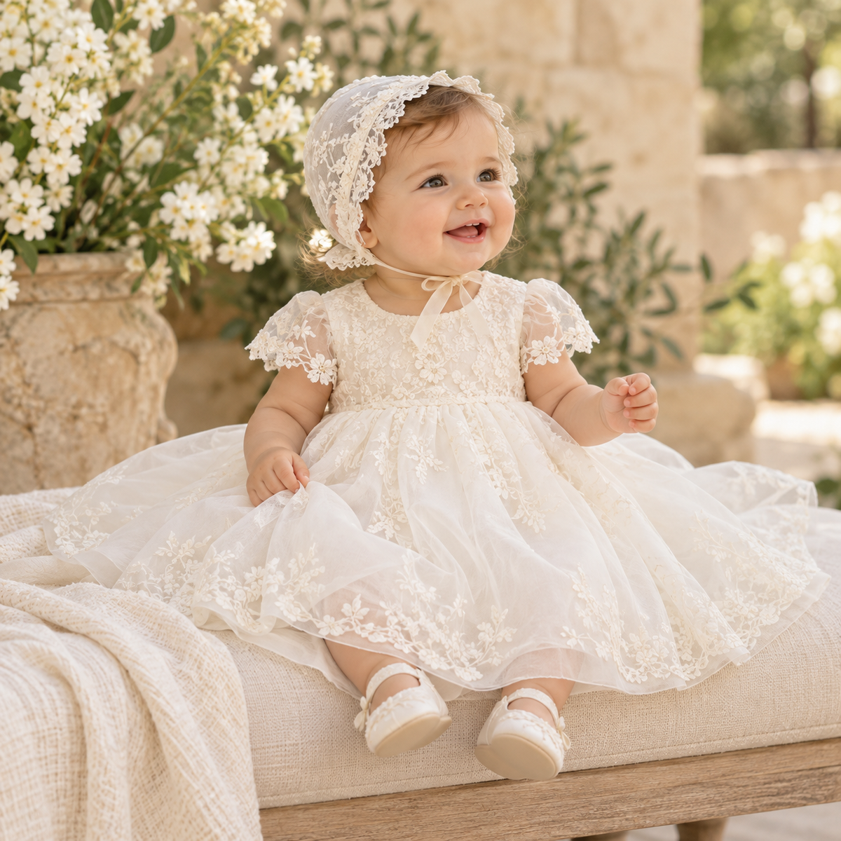 Robe Baptême Fille