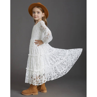 Robe Blanche Petite Fille d’Honneur