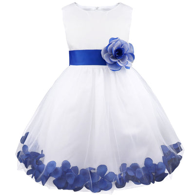 Robe Cérémonie Petite Fille Blanche
