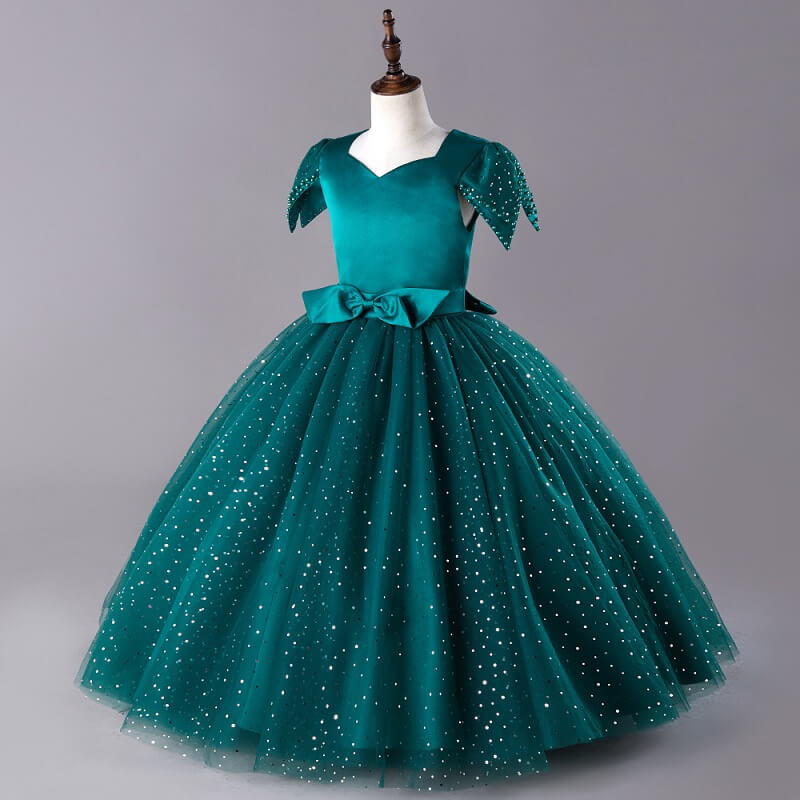 Robe C r monie Fille Verte Lola Et No robe-c-r-monie-fille-verte-lola-et-no