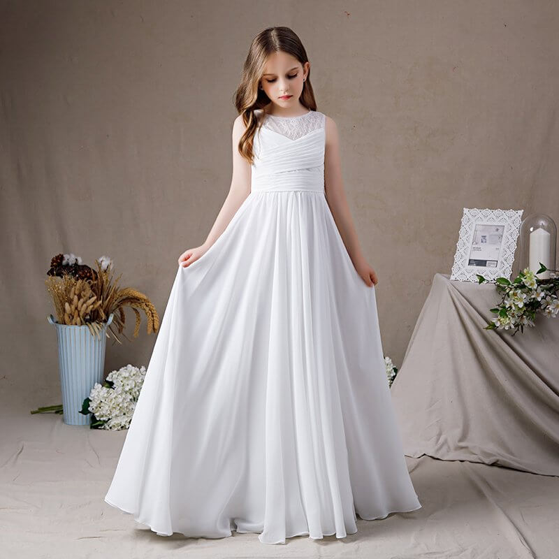 Lightweight Communion Robe Robe de Communion pour Jeune Fille | Lola et Noé