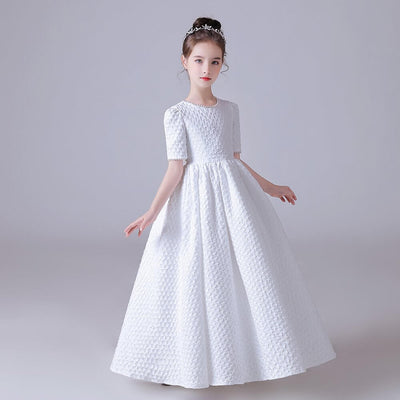 Robe première communion broderie anglaise