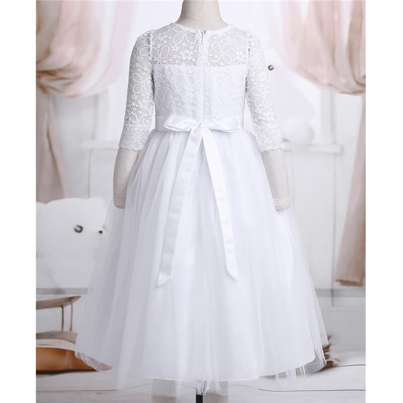 Lightweight Communion Robe Robe Communion Manche Longue | Lola et Noé