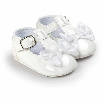 Chaussure blanche baptême fille